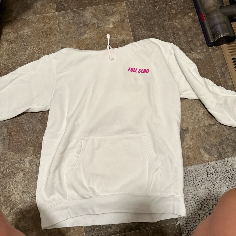 Full send breast cancer awareness hoodie limited edition legit brand new